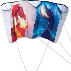 Collections Kites Jumbo Power Sled 36 Kite - Sun & Moon Dragons