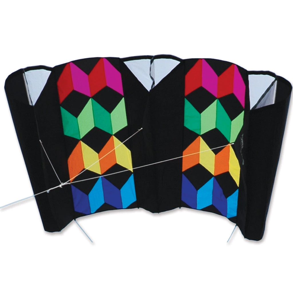 Collections Kites Jumbo Power Sled 36 Kite - Rainbow Illusion 1 Collections Kites Jumbo Power Sled 36 Kite - Rainbow Illusion