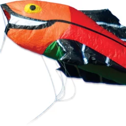Kites Large Flying Fish Kite - Rainbow