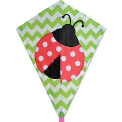 Kites 25 In. Diamond Kite - Lively Ladybug Premier Kites