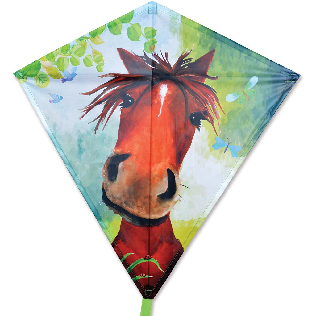 Kites 30 In. Diamond Kite - Horace Horse Premier Kites 1 Kites 30 In. Diamond Kite - Horace Horse Premier Kites