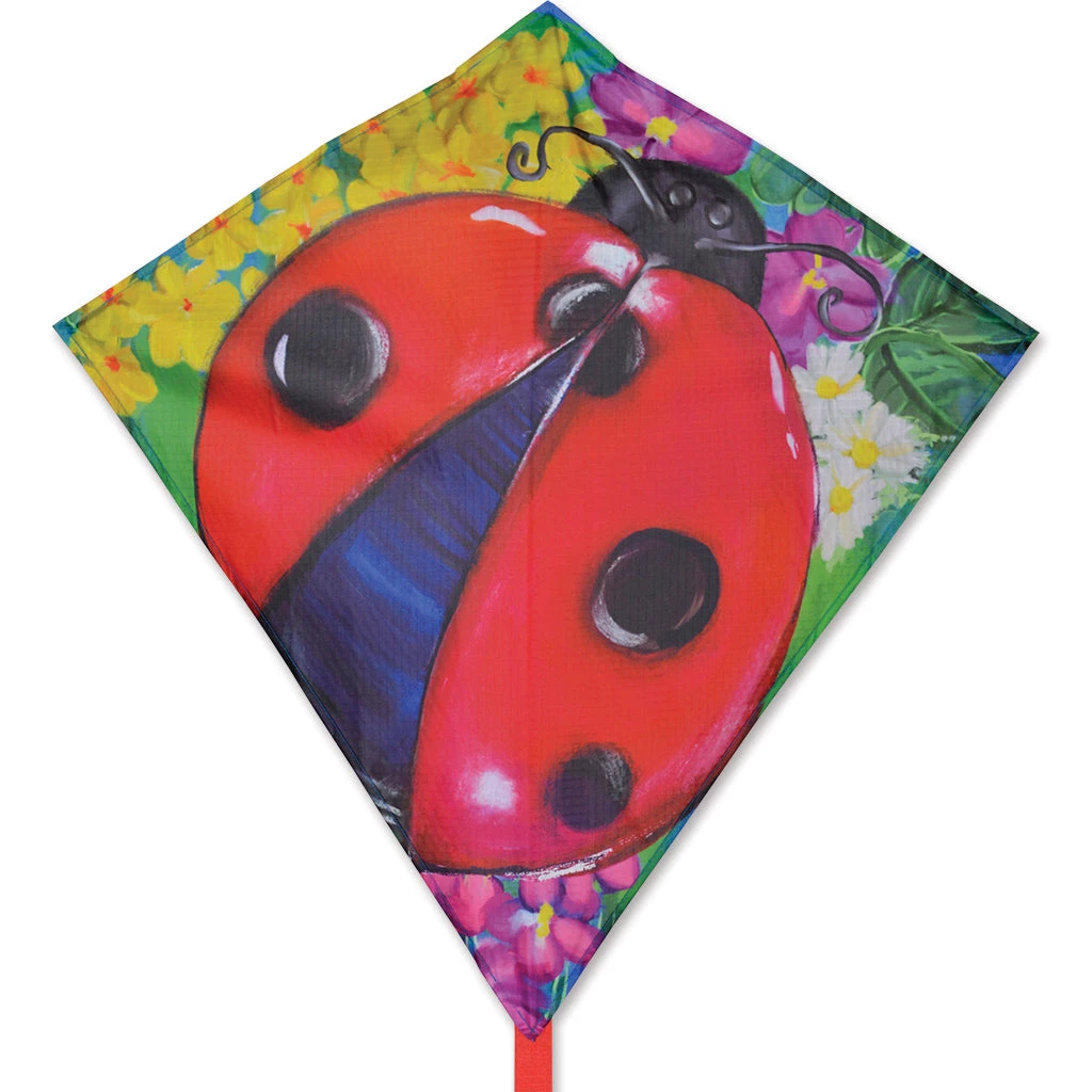 Kites Premier Kites 25 In. Diamond Kite - Ladybug 1 Kites Premier Kites 25 In. Diamond Kite - Ladybug
