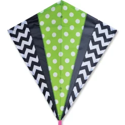 Kites Premier Kites 30 In. Diamond Kite - Green Mod