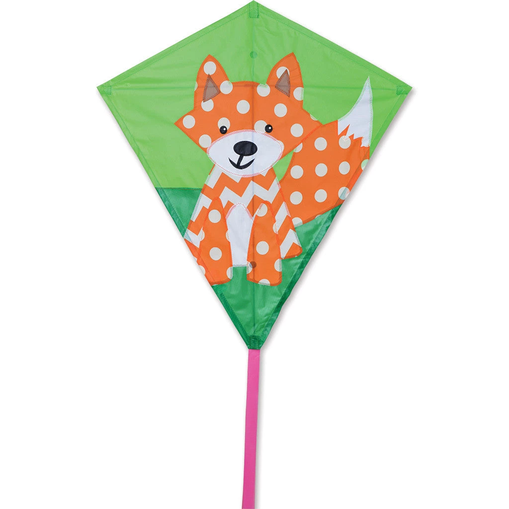 Kites 30 In. Diamond Kite - Finn The Fox 2 Kites 30 In. Diamond Kite - Finn The Fox