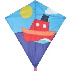 Kites 30 In. Diamond Kite - Tugboat