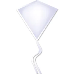 30 In. Diamond Kite - White (Bold Innovations) Diamonds