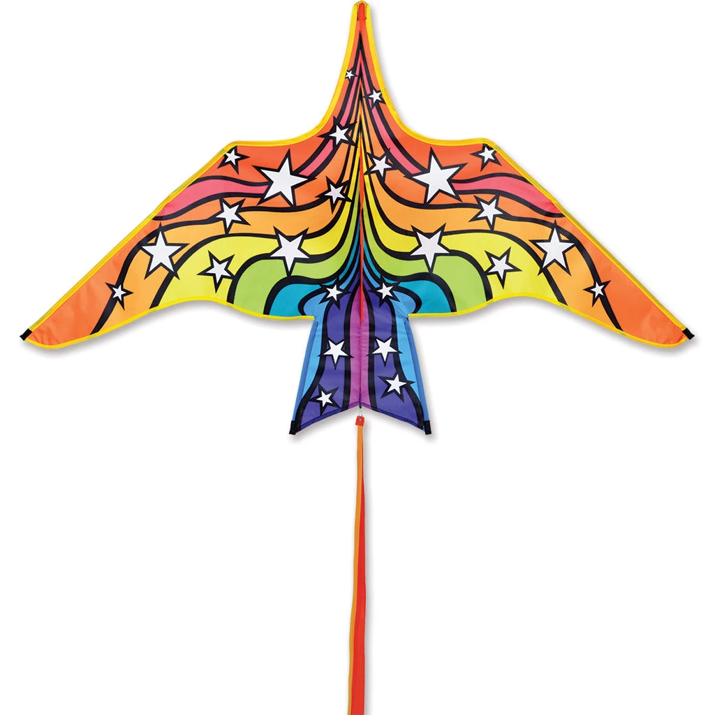 Bold Innovations Thunderbird Kite - 60 In. Rainbow Stars Thunderbird Kites 1 Bold Innovations Thunderbird Kite - 60 In. Rainbow Stars Thunderbird Kites