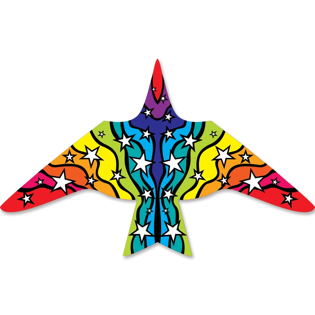 Bold Innovations Thunderbird Kites Thunderbird Kite - 11.5 Ft. Rainbow Stars 1 Bold Innovations Thunderbird Kites Thunderbird Kite - 11.5 Ft. Rainbow Stars