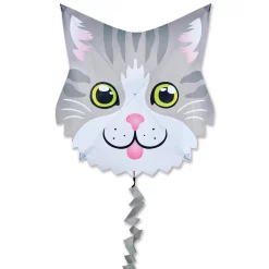 Kites Fun Flyer Kite - Gray Cat