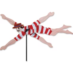 WindGarden 28 In. WhirliGig Spinner - Victorian Swimmer