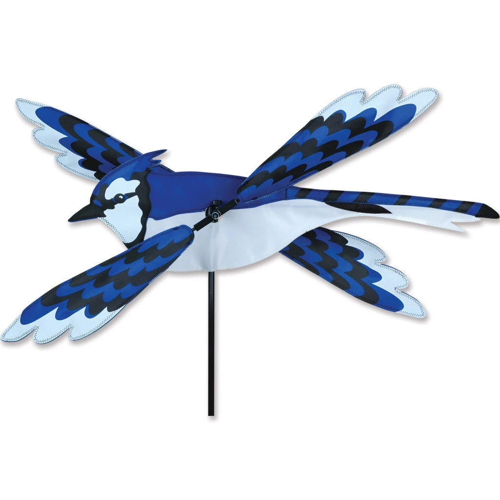 WindGarden 25 In. WhirliGig Spinner - Blue Jay 1 WindGarden 25 In. WhirliGig Spinner - Blue Jay