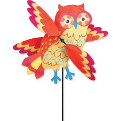 WindGarden 21 In. WhirliGig Spinner - Orange Owl WindGarden