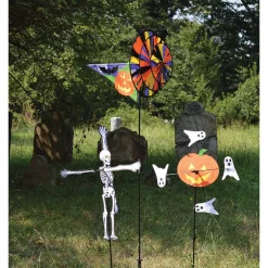 WindGarden 10 In. WhirliGig Spinner - Pumpkin WindGarden