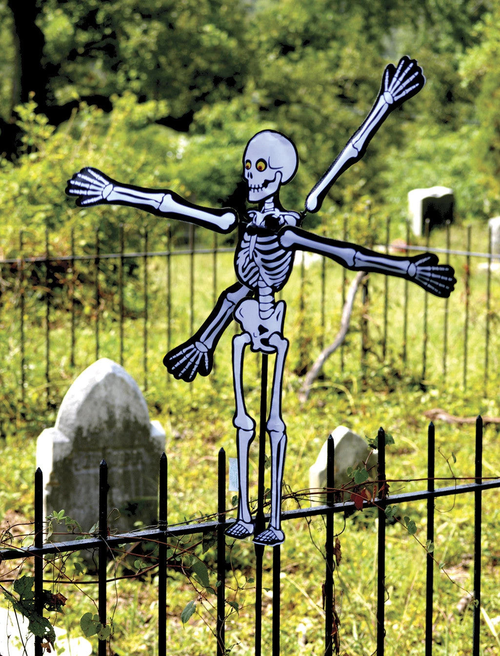 WindGarden 22 In. WhirliGig Spinner - Skeleton 2 WindGarden 22 In. WhirliGig Spinner - Skeleton