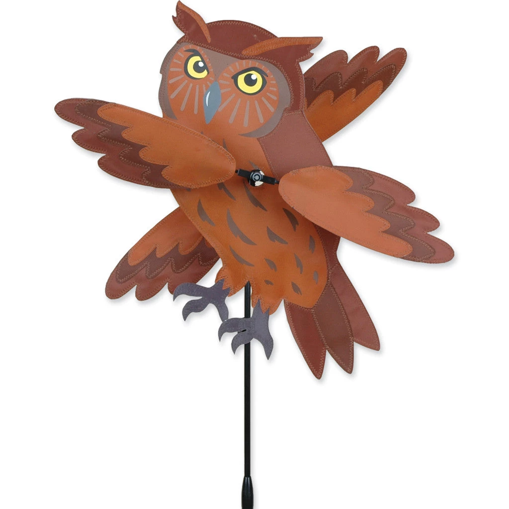 WindGarden 17 In. WhirliGig Spinner - Brown Owl 1 WindGarden 17 In. WhirliGig Spinner - Brown Owl