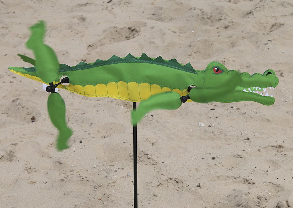 WindGarden 21 In. WhirliGig Spinner - Alligator 2 WindGarden 21 In. WhirliGig Spinner - Alligator