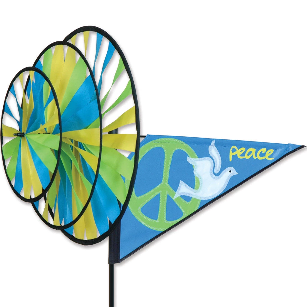 WindGarden Triple Spinner - Peace WindGarden 1 WindGarden Triple Spinner - Peace WindGarden