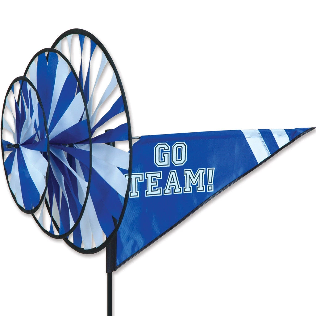 WindGarden Triple Spinner - Blue 1 WindGarden Triple Spinner - Blue