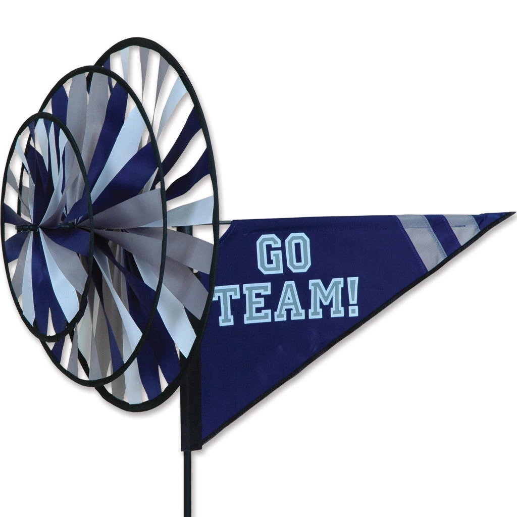 WindGarden Triple Spinner - Blue/Gray 1 WindGarden Triple Spinner - Blue/Gray