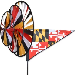 WindGarden Triple Spinner - Maryland Flag