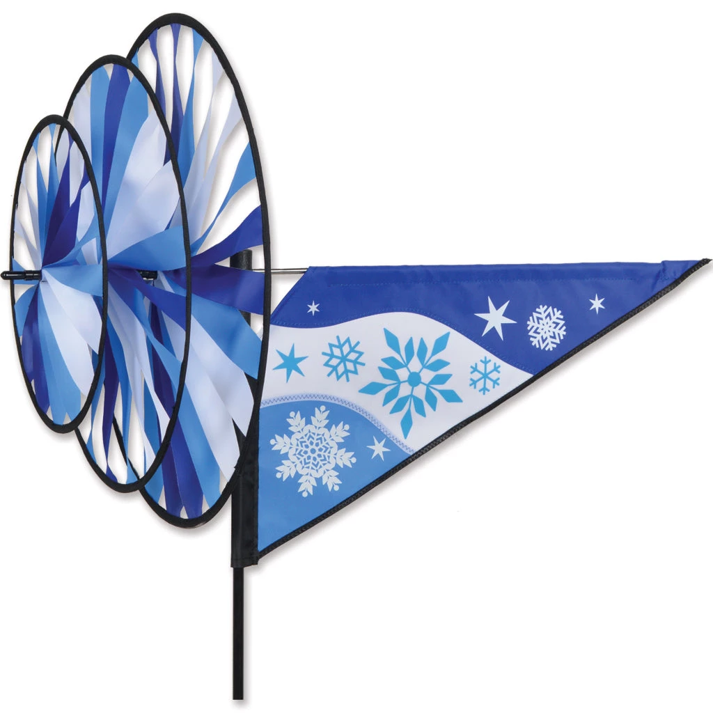WindGarden Triple Spinner - Snowflake WindGarden 1 WindGarden Triple Spinner - Snowflake WindGarden