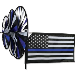Premier Kites & Designs Triple Spinner - Thin Blue Line