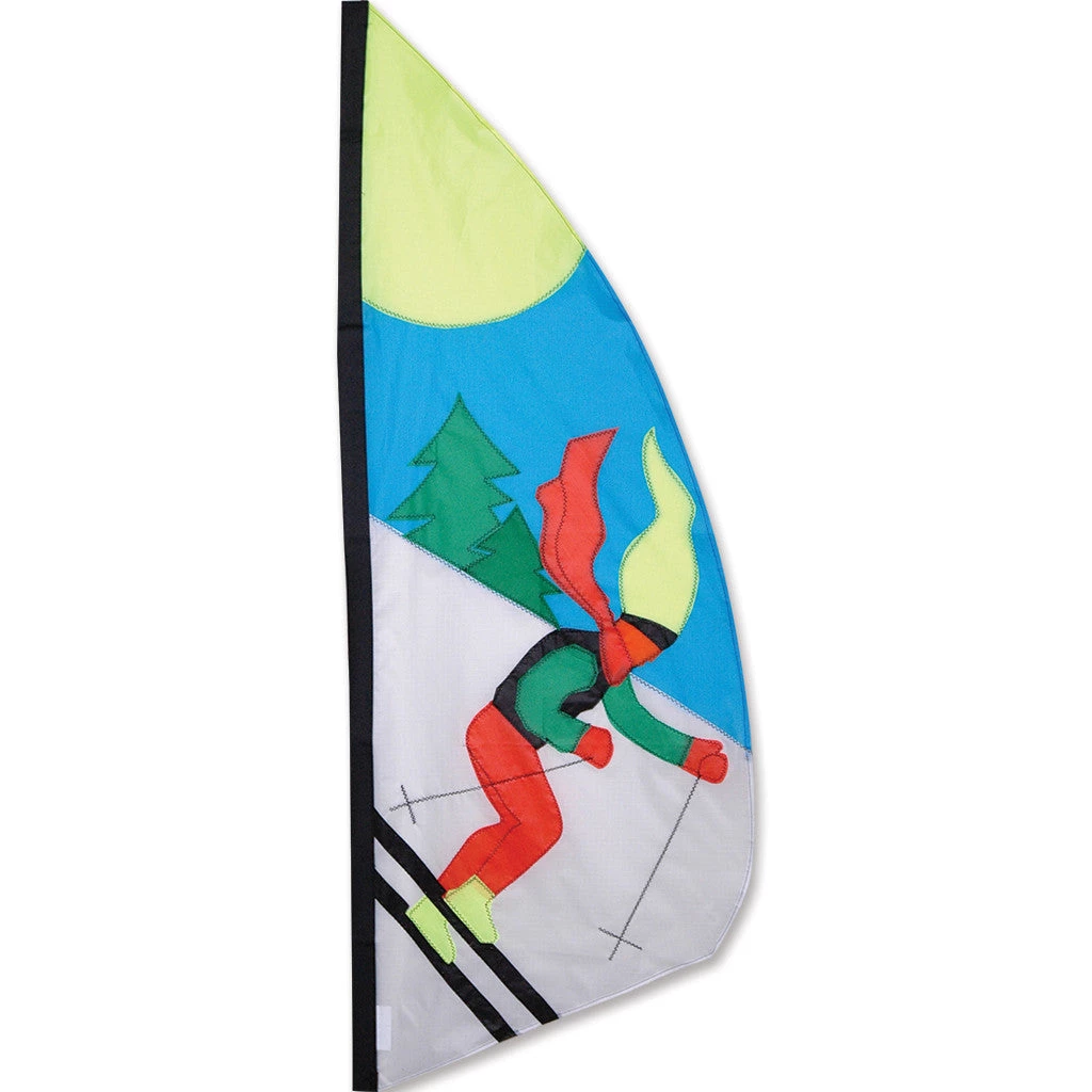 WindGarden 3.5 Ft. Feather Banner - Skier WindGarden 1 WindGarden 3.5 Ft. Feather Banner - Skier WindGarden
