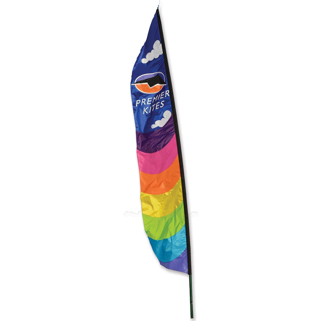 WindGarden 16 Ft. Feather Banner - Premier Kites WindGarden 1 WindGarden 16 Ft. Feather Banner - Premier Kites WindGarden
