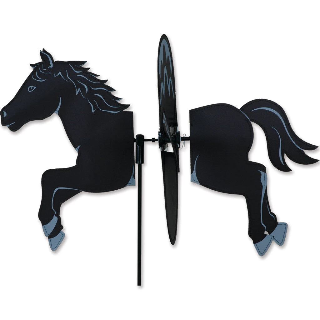 WindGarden Petite Spinner - Black Horse WindGarden 1 WindGarden Petite Spinner - Black Horse WindGarden