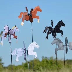 WindGarden Petite Spinner - Black Horse WindGarden