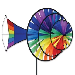 WindGarden Large Rainbow Triple Spinner WindGarden