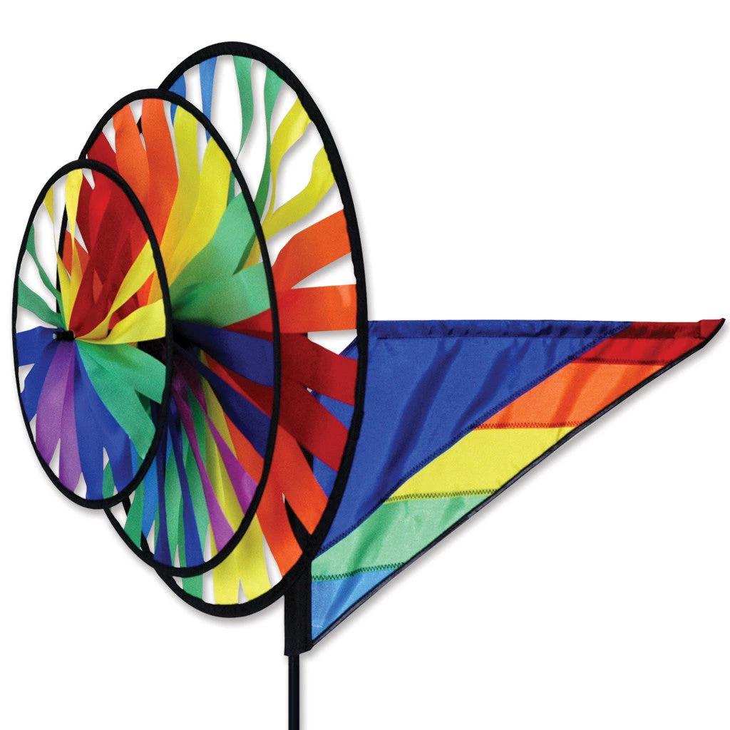 WindGarden Triple Spinner - Rainbow WindGarden 1 WindGarden Triple Spinner - Rainbow WindGarden