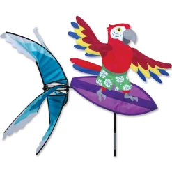 WindGarden Surfing Parrot Spinner