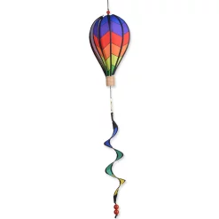 WindGarden 12 In. Hot Air Balloon - Chevron Rainbow