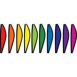 WindGarden 12 In. Hot Air Balloon - Rainbow WindGarden