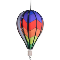 WindGarden WindGarden 18 In. Hot Air Balloon - Chevron Rainbow