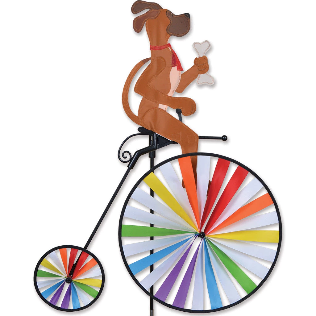 WindGarden WindGarden High Wheel Bike Spinner - Dog 1 WindGarden WindGarden High Wheel Bike Spinner - Dog