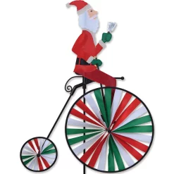 WindGarden High Wheel Bike Spinner - Santa WindGarden