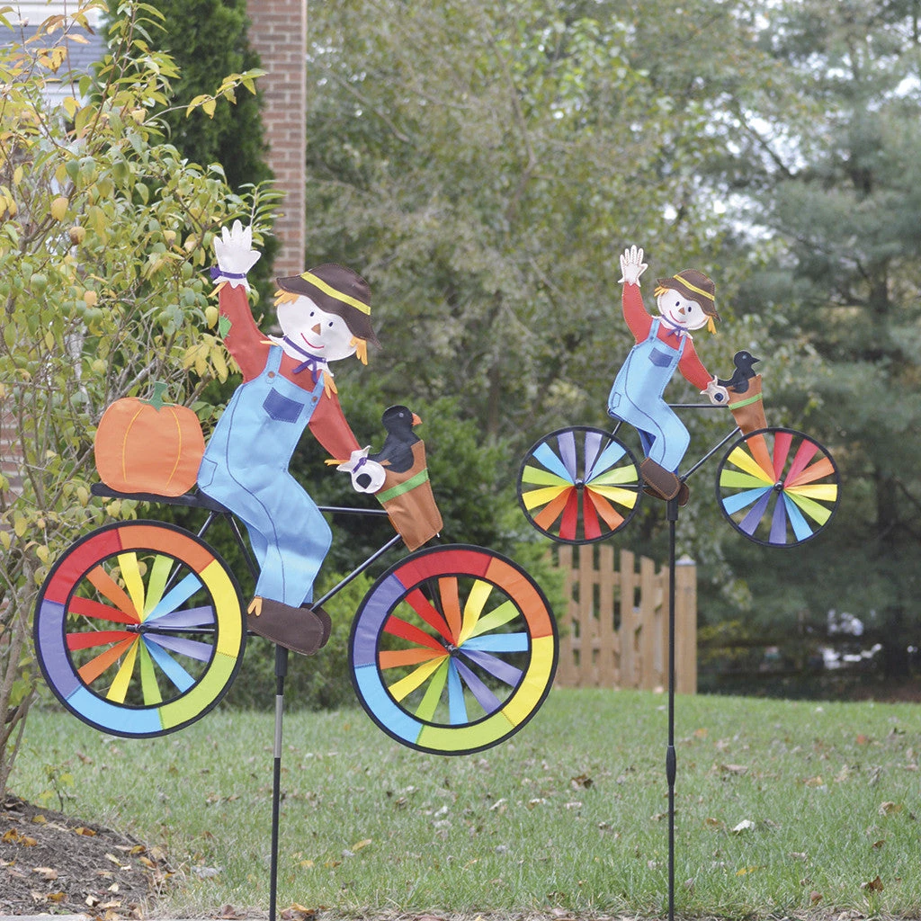 WindGarden 30 In. Bike Spinner - Scarecrow WindGarden 2 WindGarden 30 In. Bike Spinner - Scarecrow WindGarden