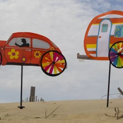 WindGarden 22 In. VW Hippie Mobile Spinner - Orange WindGarden