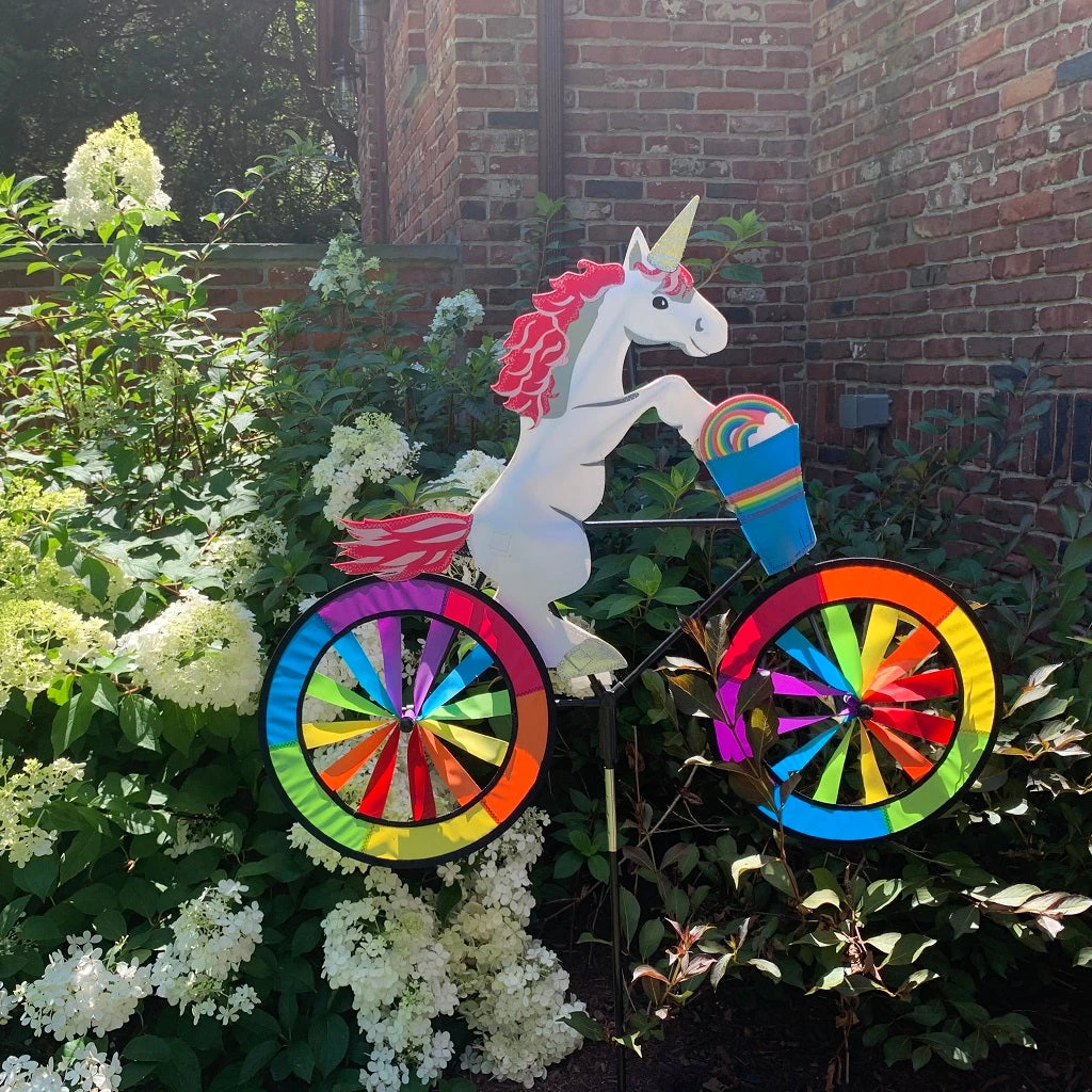 WindGarden WindGarden 30 In. Bike Spinner - Unicorn 2 WindGarden WindGarden 30 In. Bike Spinner - Unicorn