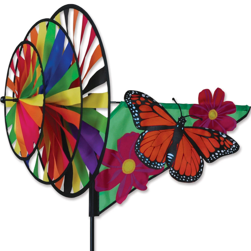 WindGarden WindGarden Triple Spinner - Monarch 1 WindGarden WindGarden Triple Spinner - Monarch