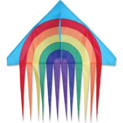 Kites 56 In. Stream Delta Kite - Rainbow