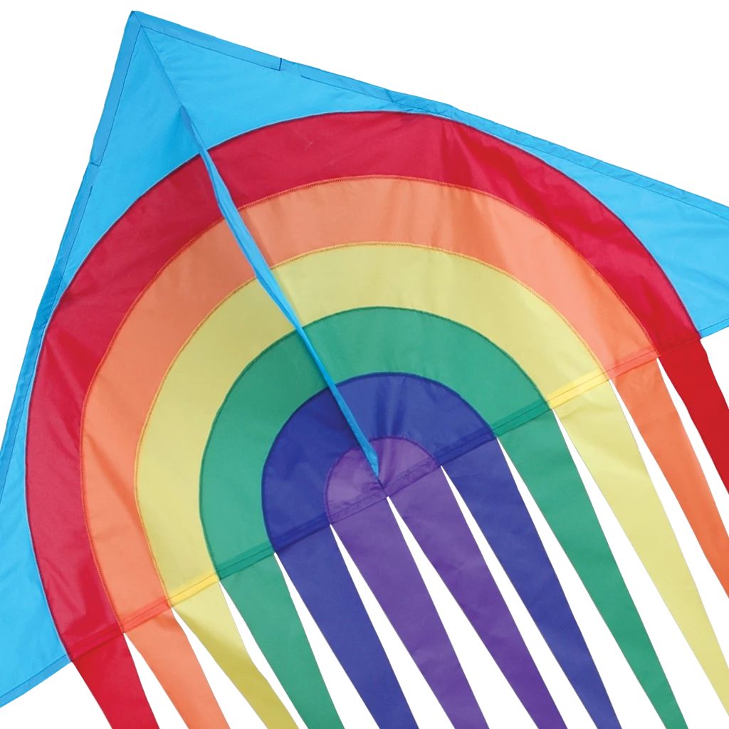 Kites 56 In. Stream Delta Kite - Rainbow 1 Kites 56 In. Stream Delta Kite - Rainbow