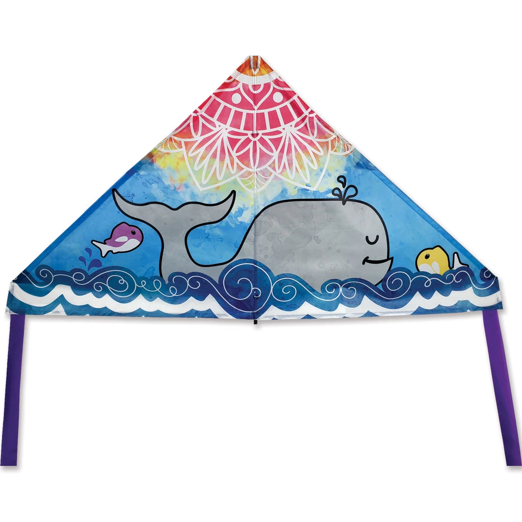 Kites 56 In. Delta Kite - Whale Mandala Premier Kites 1 Kites 56 In. Delta Kite - Whale Mandala Premier Kites