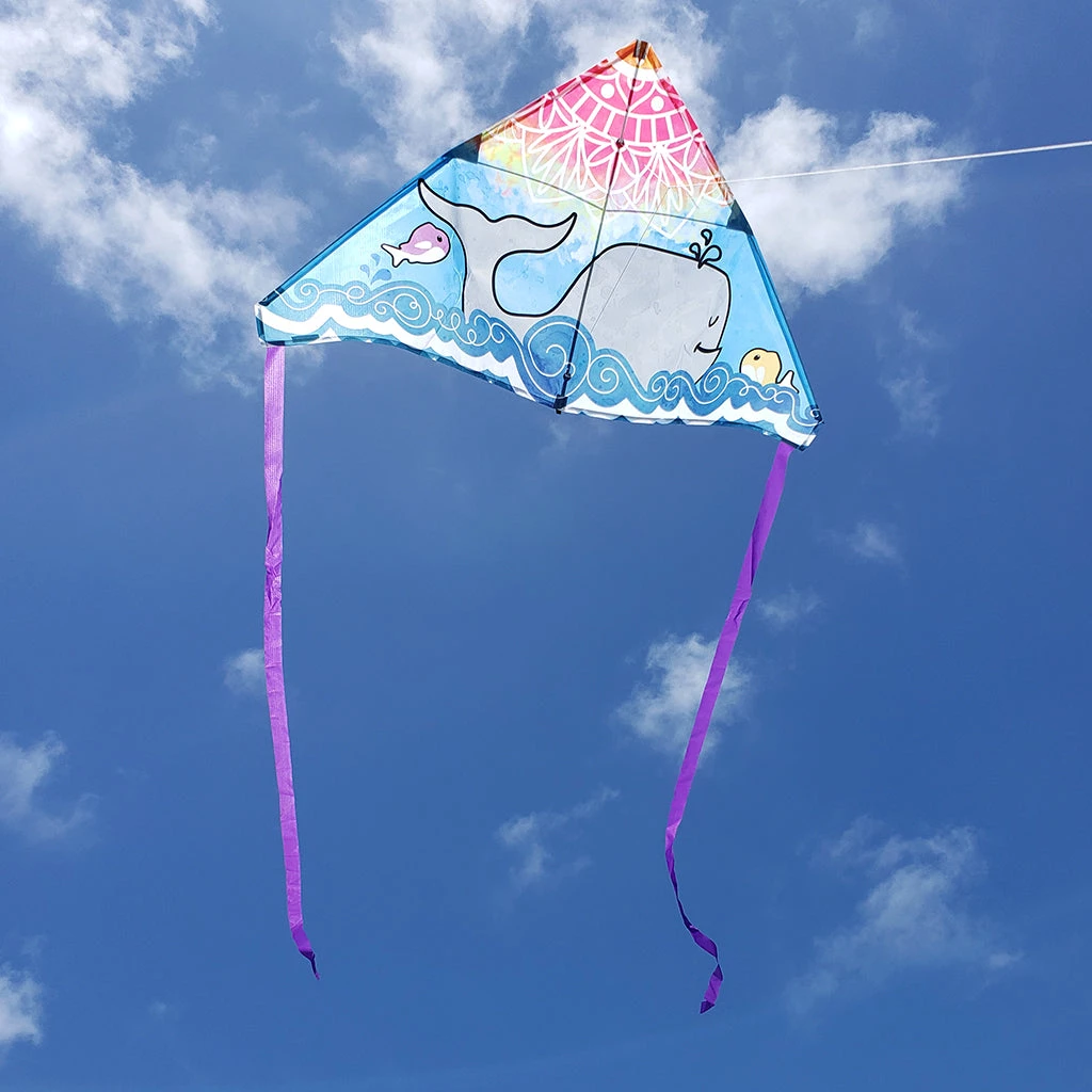 Kites 56 In. Delta Kite - Whale Mandala Premier Kites 2 Kites 56 In. Delta Kite - Whale Mandala Premier Kites