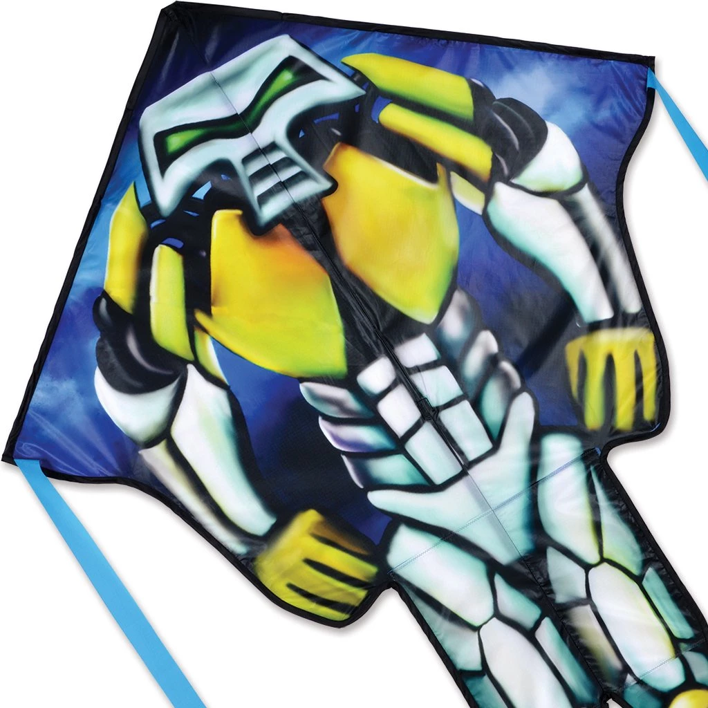 Kites Large Easy Flyer Kite - Alien Robot Premier Kites 1 Kites Large Easy Flyer Kite - Alien Robot Premier Kites