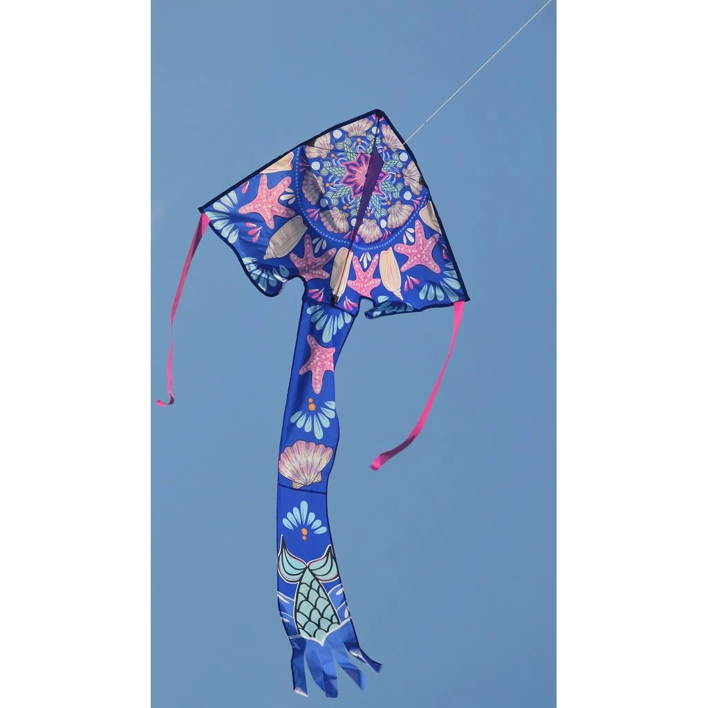 Kites Premier Kites Large Easy Flyer Kite - Mermaid Mandala 3 Kites Premier Kites Large Easy Flyer Kite - Mermaid Mandala