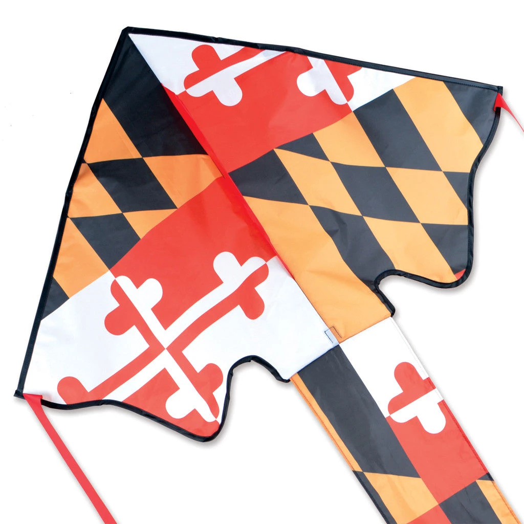 Kites Large Easy Flyer Kite - Maryland Flag Premier Kites 1 Kites Large Easy Flyer Kite - Maryland Flag Premier Kites