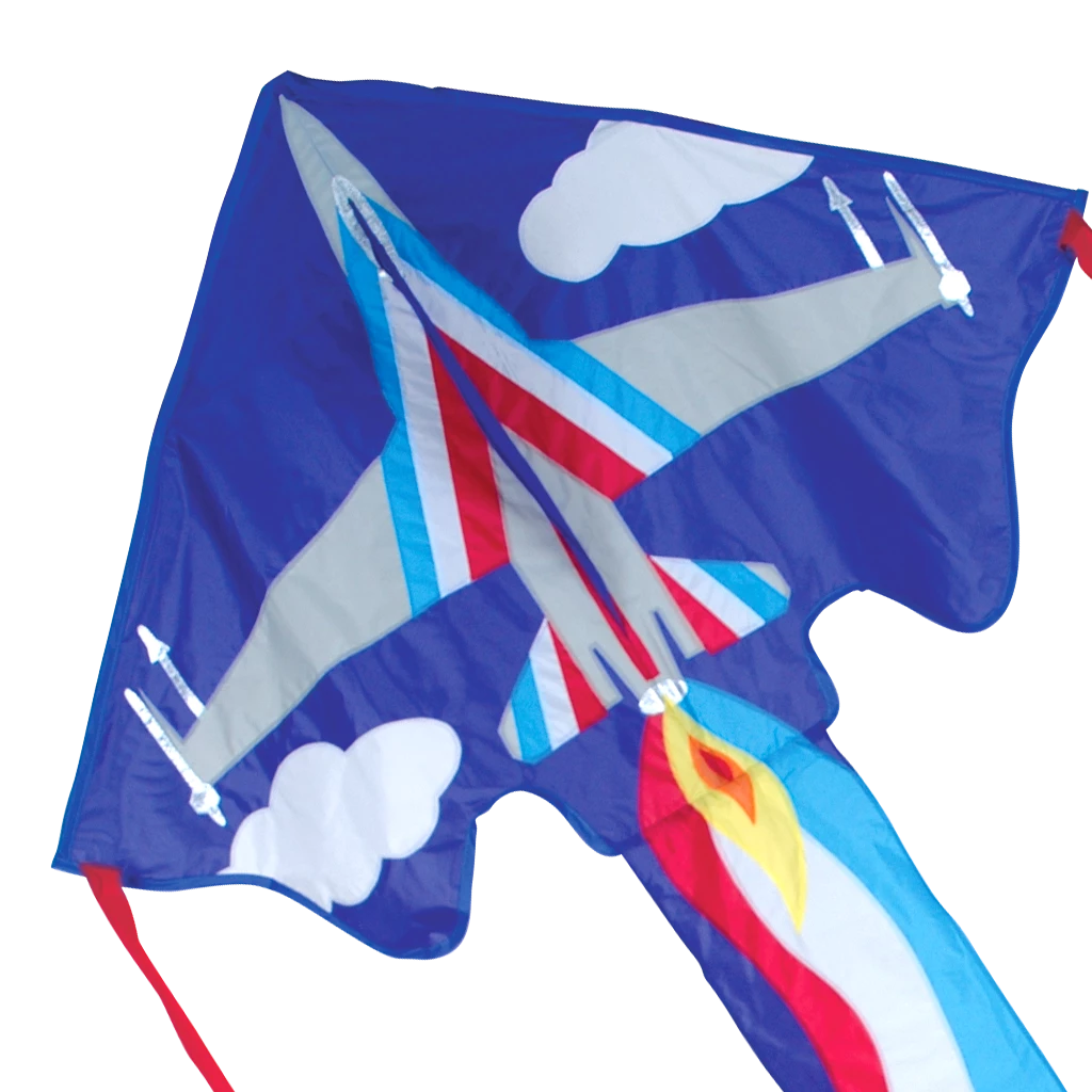 Kites Large Easy Flyer Kite - F16 Premier Kites 1 Kites Large Easy Flyer Kite - F16 Premier Kites